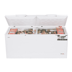 two lid hardtop chest freezer