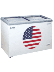 celfrost flat glass chest freezer