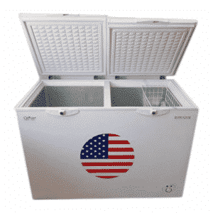 celfrost two lid deep freezer