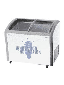 unifrost celfrost curved galss chest freezer