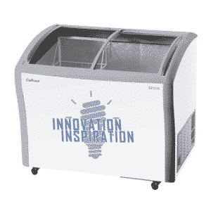 unifrost celfrost curved galss chest freezer