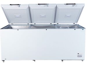 three door front view hard top chiller unifrost commercial refrigeration