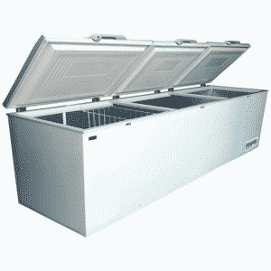 three lid deep freezer unifrost large freezers commercial storage